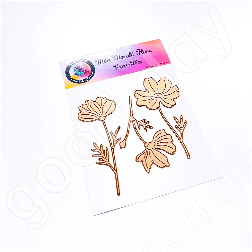 

2022 Arrival New hot sale beautiful flowers Metal Dies Scrapbook Diary Decoration Embossing Template Diy Greeting Card Handmade