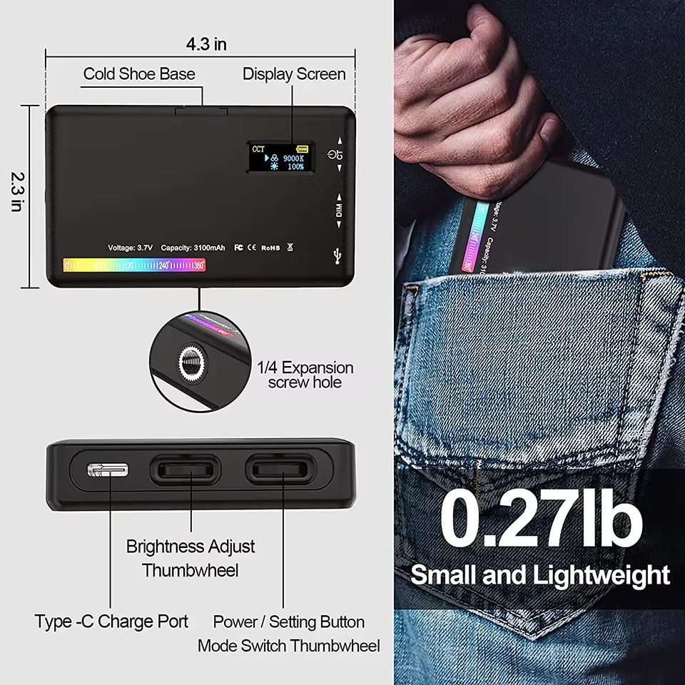RGB Lighting Kit Dimmable Light Video