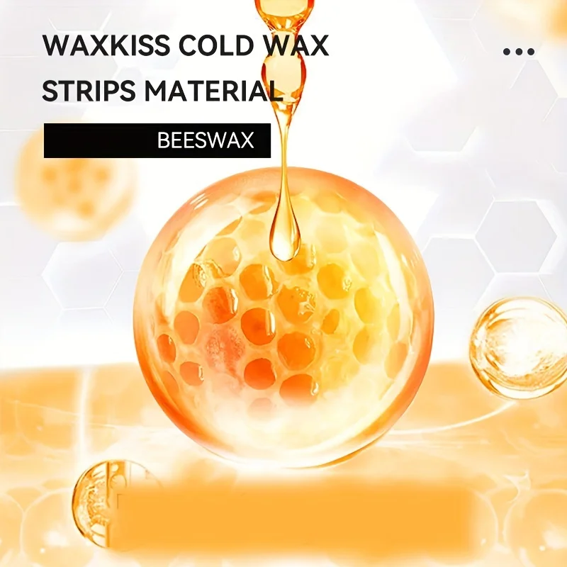 Facial Wax Strips Facial Hair Removal Quick and Painless Hair Removal Kit for All Skin Types 10 Pieces