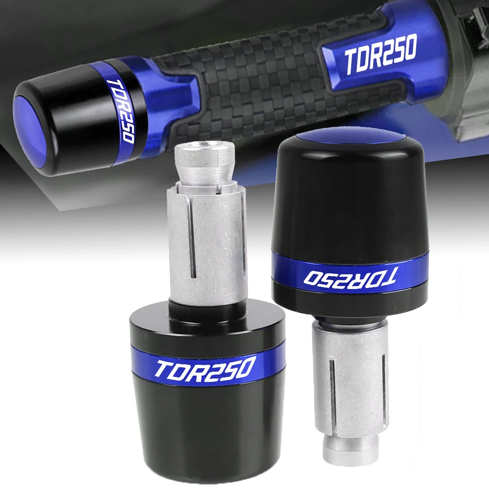Motorcycle 7/8'' 22Mm For Yamaha Tdr250 Handlebar Grips Handle Bar End Plugs Tips Slider Caps Tdr 250 1992 1991 1990 1989 1988