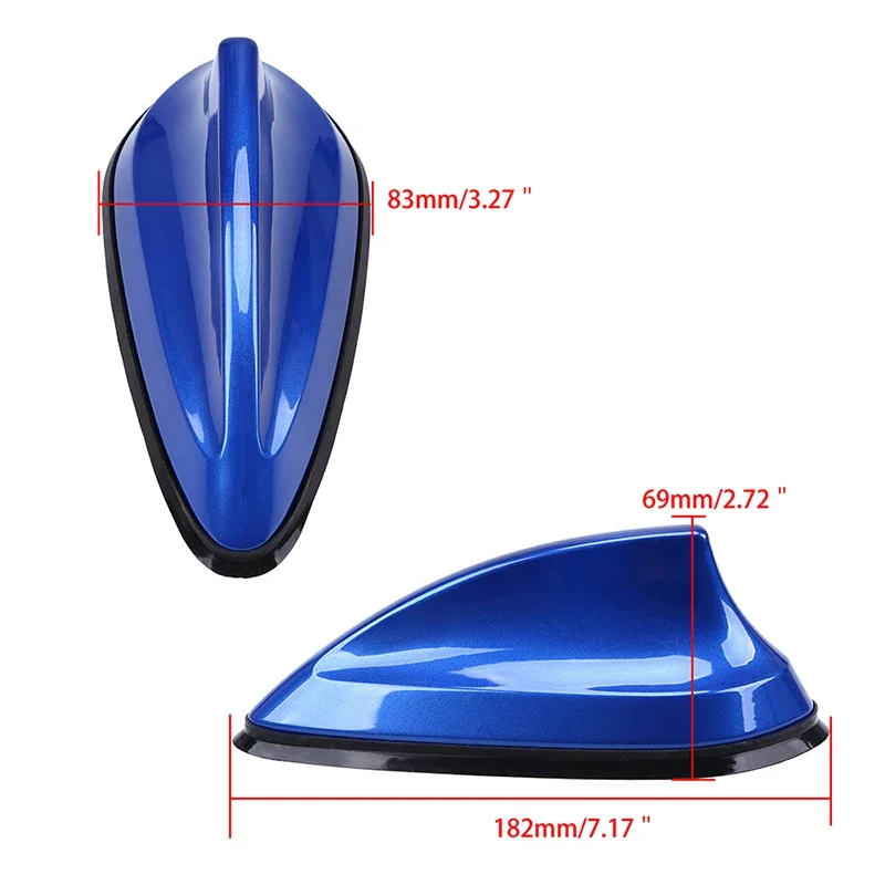 POSSBAY Car Shark Fin Antenna Radio FM Signal Aerials for VW Polo Citroen C4 Chevrolet Cruze Nissan Qashqai Opel Astra H