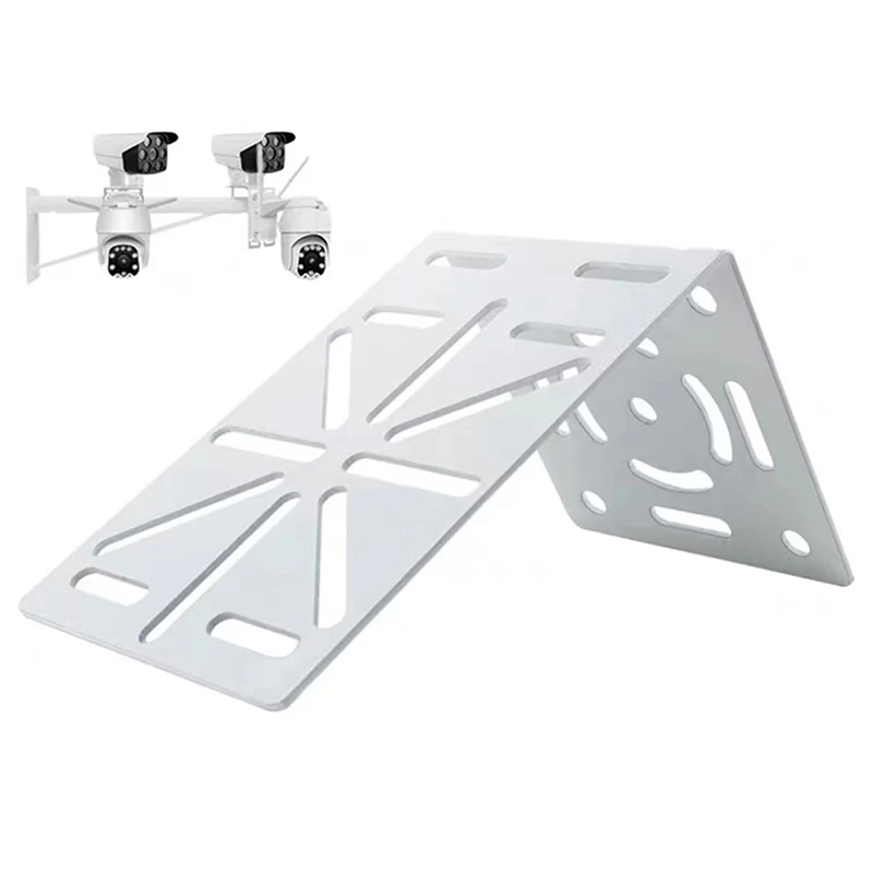CCTV Monitoring Bracket PTZ Dome Camera Adapter L Shape 90 Degree Steel Plate