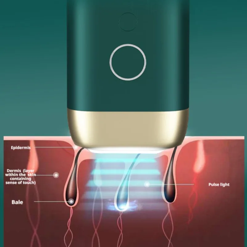 Permanent women's pubic hair removal shaving machine