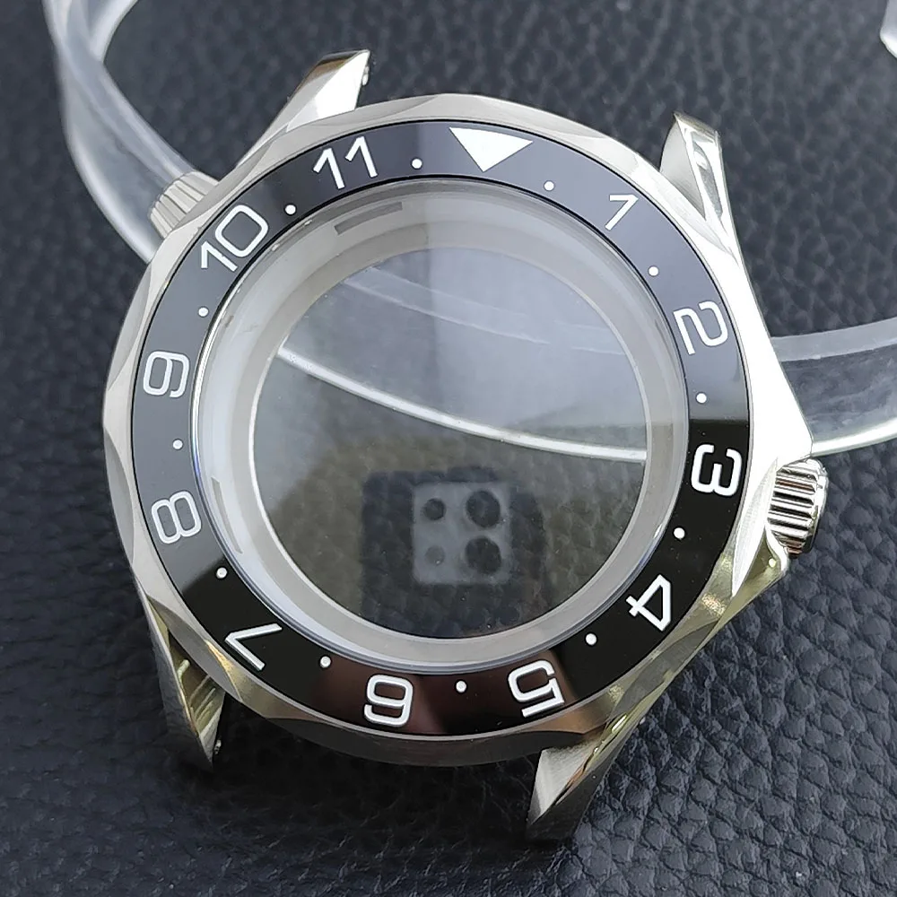 Premium 42mm Men's Watch Case with Sapphire Glass and 20mm Strap - Complete Watch Accessory Set with Box