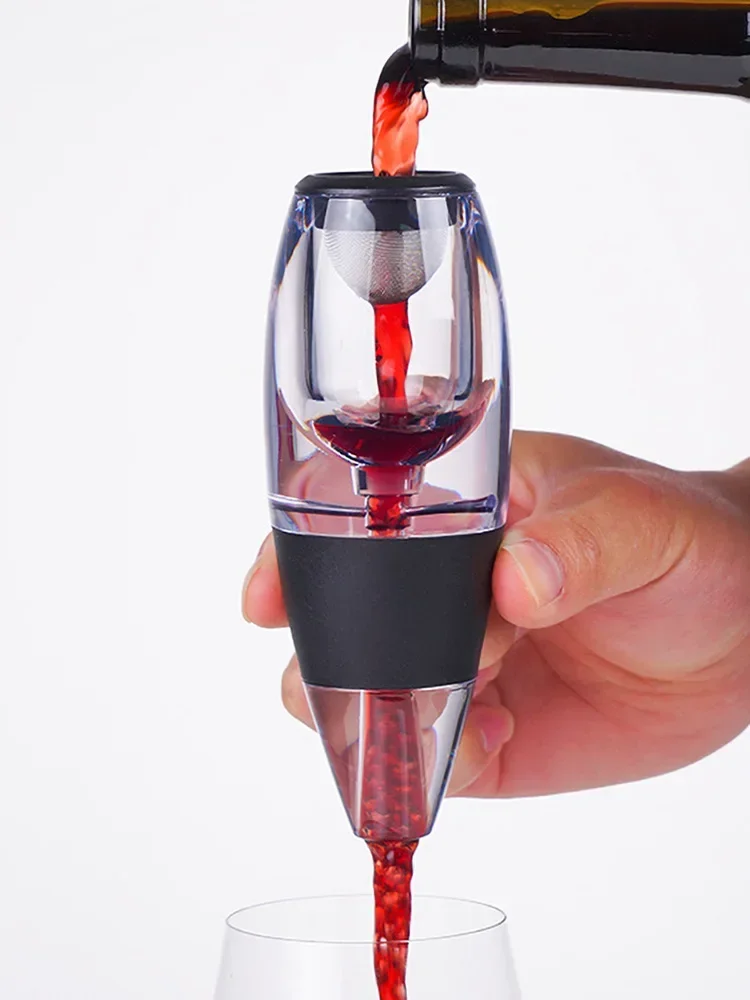Description Picture 6 of itemWine Aerator Decanter Pourer Spout Set With Filters Purifier Stand Diffuser Air Aerating Strainer Aerator Wine for Chrismas