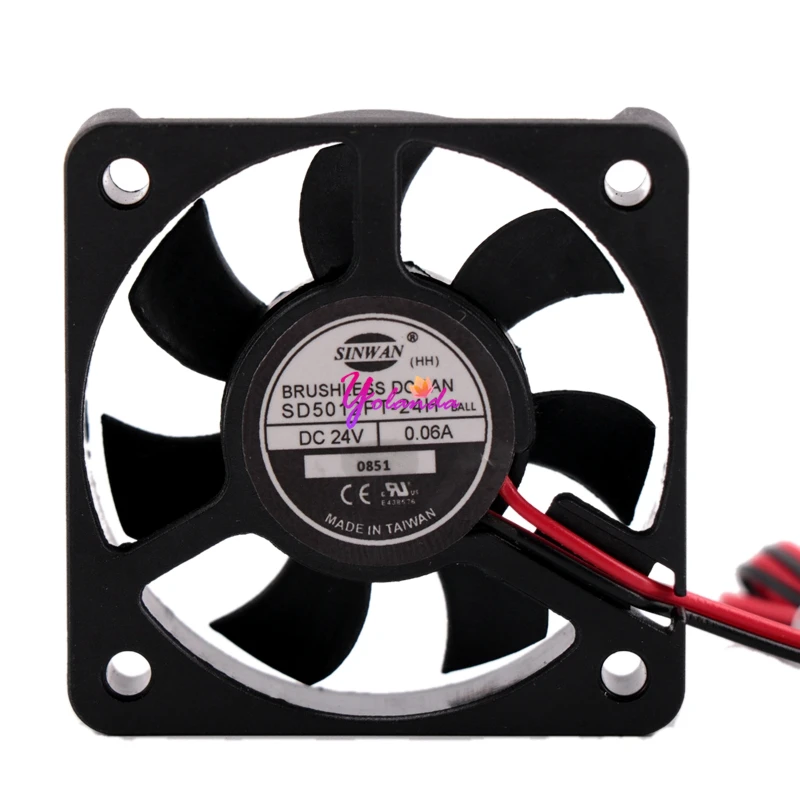 SD5012PT-24H Yolanda Lift Parts Elevator Inverter Fans SD5012PT-24H 24 0.06A For Schindler yolanda lift parts for schindler elevator 3300 controller cabinet power supply device cp e snt 150w 24v6a uw for weidmuller