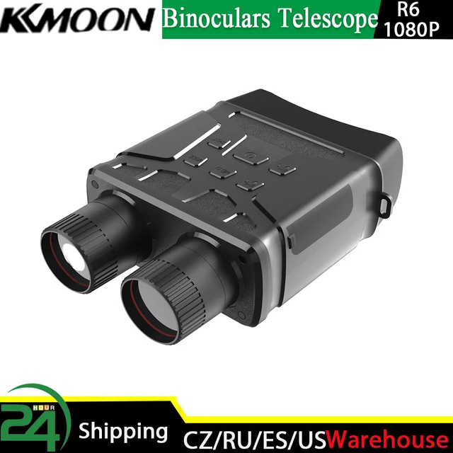 R6 Binoculares Digitales de Visión Nocturna, 1080P Full HD de