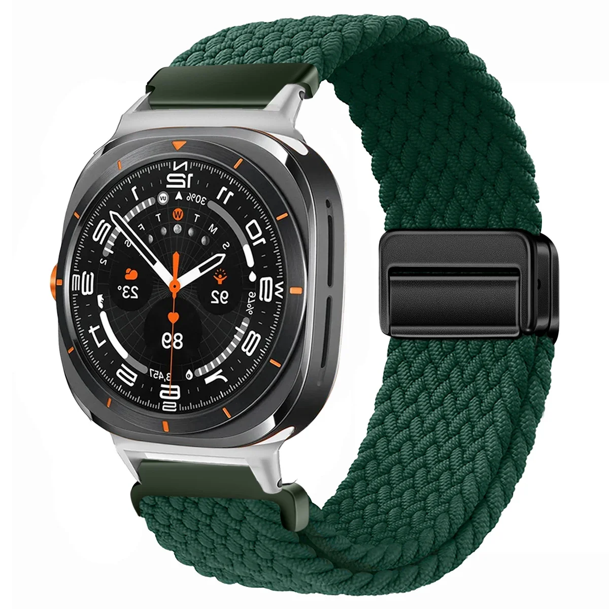 Magnetic Nylon Braided Sport Bracelet Strap