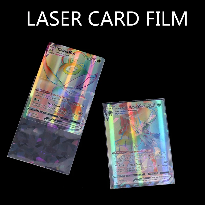 Trading Card Sleeve 50 pcs Soft Transparent 66*91mm Pokemon TCG Game Protector Folder Yugioh Baseball Card Case Holder