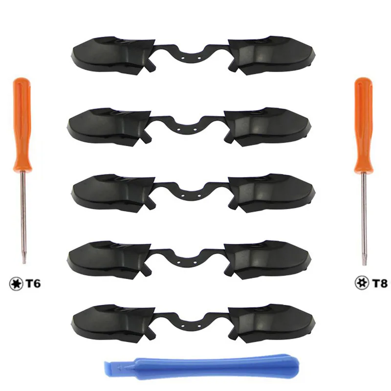 5Pcs Imbottiture E Paraurti Trigger Rb Lb Bottoni Per Xbox One Elite One E Gamepad Controller Trasduttore Auricolare Di 3.5Mm Con Vite Driver Piede Di