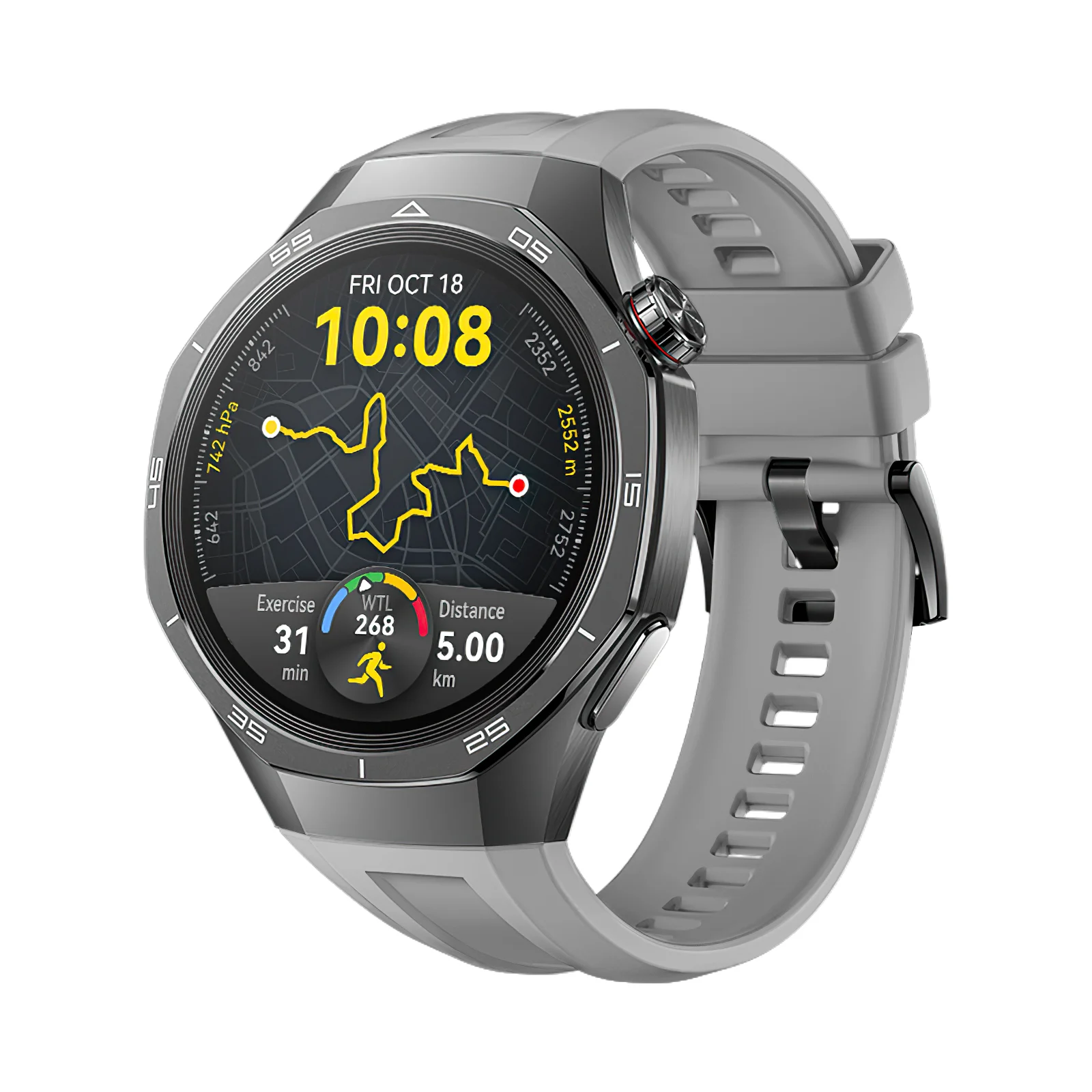 Enhanced Silicone Sport Strap for 46mm Smartwatch – Premium Accessory Bracelet for Active Lifestyles