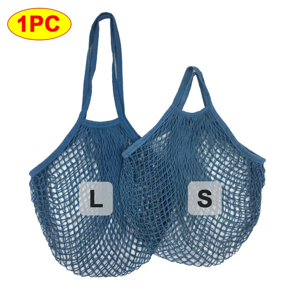 Portable Reusable Cotton Mesh Shopping Bag