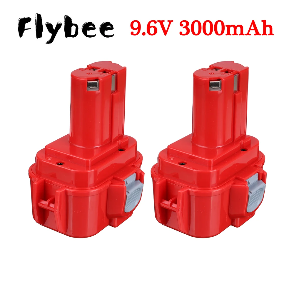 

2 упаковки 9,6 в 3000 мАч сменная батарея для Makita PA09 9120 9134 9135 9135A 9102 6207D 6222D 6261D 192595-8 192596-6 электроинструментов