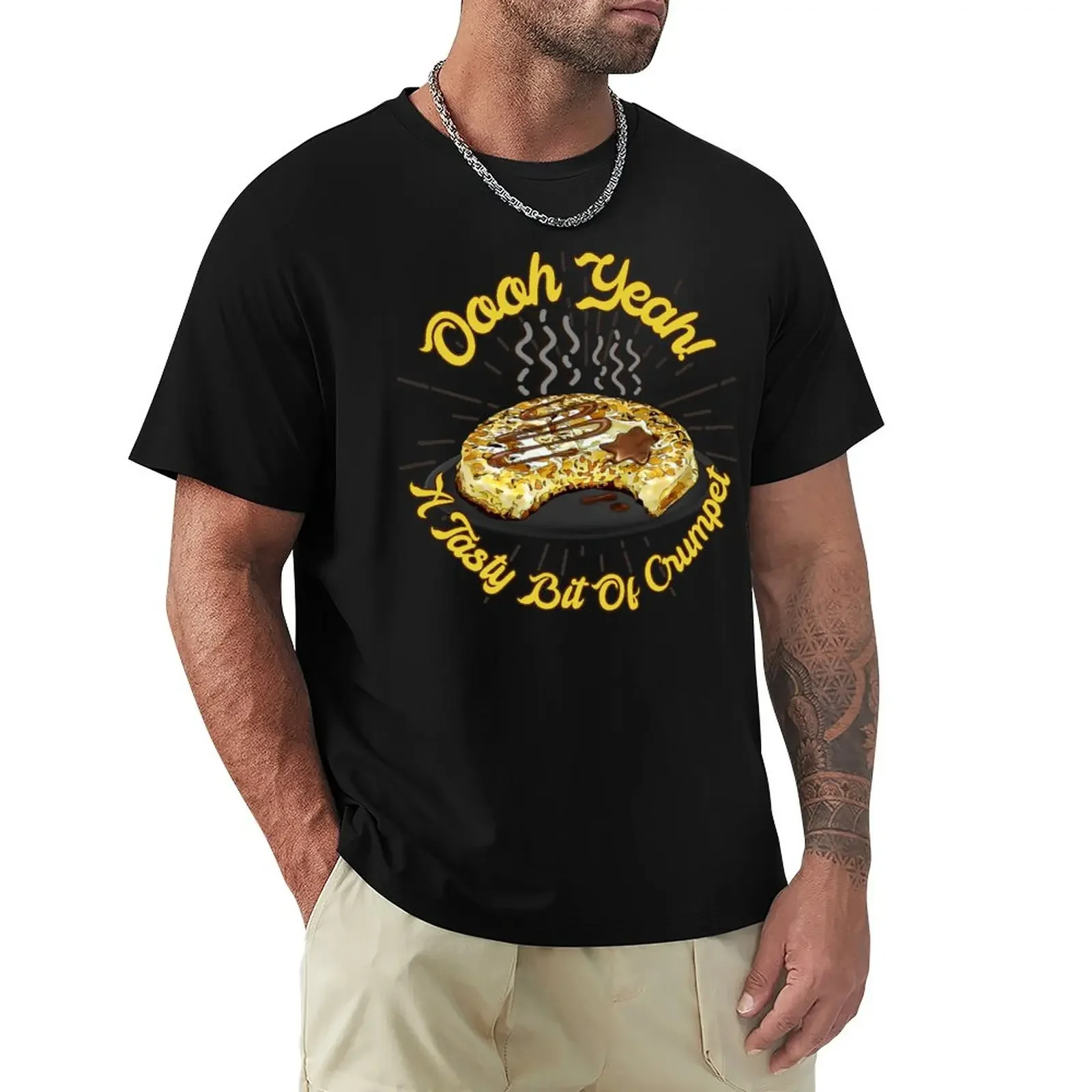 

A Tasty Bit of Crumpet T-Shirt plus sizes new edition mens graphic t-shirts