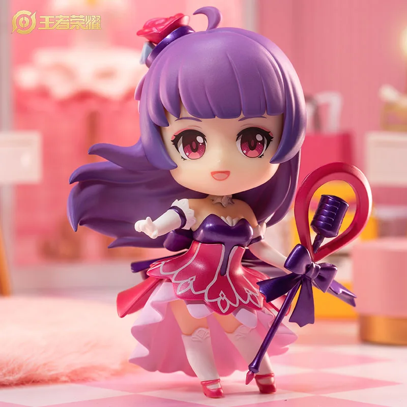 

King Glory Idol Singer Handled By Wang Zhaojun Hand-made Action Animation Peripheral Genuine Ornament Doll Anime Figure Toys