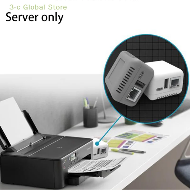 Mini Server Di Stampa Usb 2.0 Di Rete Np330 (Versione Di Stampa Cloud Di Rete/Wifi/Bt/Wifi)