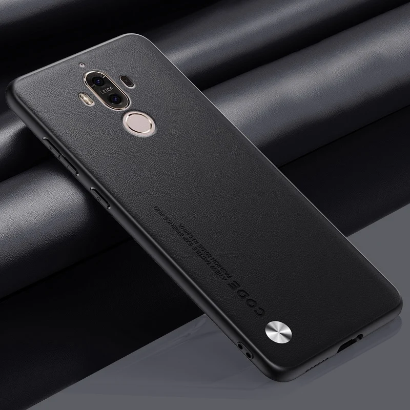 Luxury PU Leather Shockproof Phone Case with Matte Silicone Back Cover and Full Protection