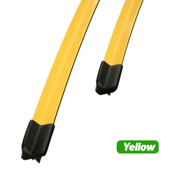 Premium Front Windshield Wiper Blades - Set of 2 - Colt (2004 - 2012) (Yellow)