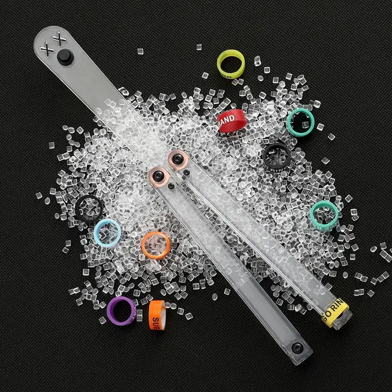 Clone Training Butterfly Knife POM Plastic Material Balisong Flipper Trainer CNC Cutting No Edge Safe Outdoor Spinner