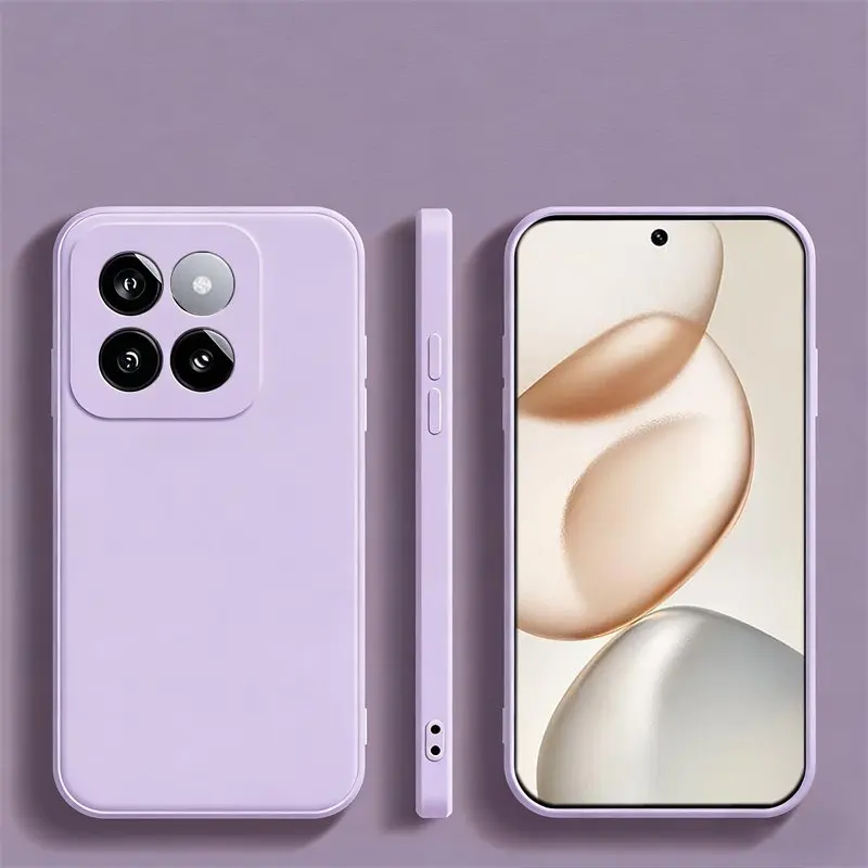 Luxury Liquid Silicone Soft TPU Phone Case - Enhanced Protection with Elegant Design
