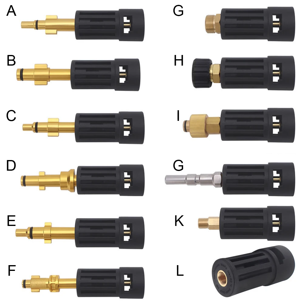 Set Raccordi Attacco Rapido Per Idropulitrice - Da M22 A 1/4 Di Pollice - Autofutr