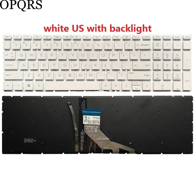 white US backlit