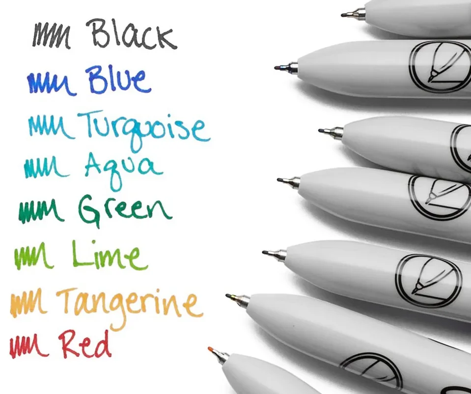 12pcs Sharpie 32701 Retractable Permanent Markers Oil Fine Point Colored Paint Pen Painting Plastic Metal Wood CD Art Supplies