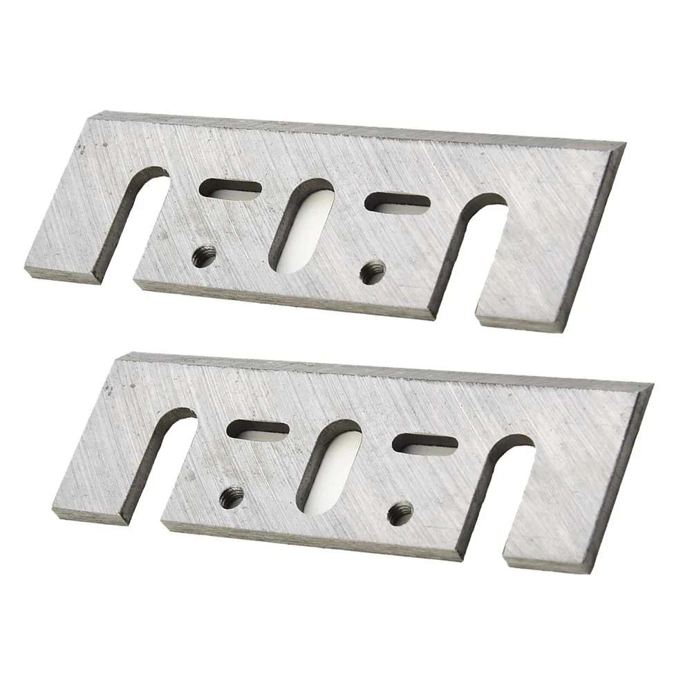 2pcs Electric Planer Spare Blades Replacement High Speed Steel For Makita 1900B Electric Planer Wood Cutting Power Tool Parts