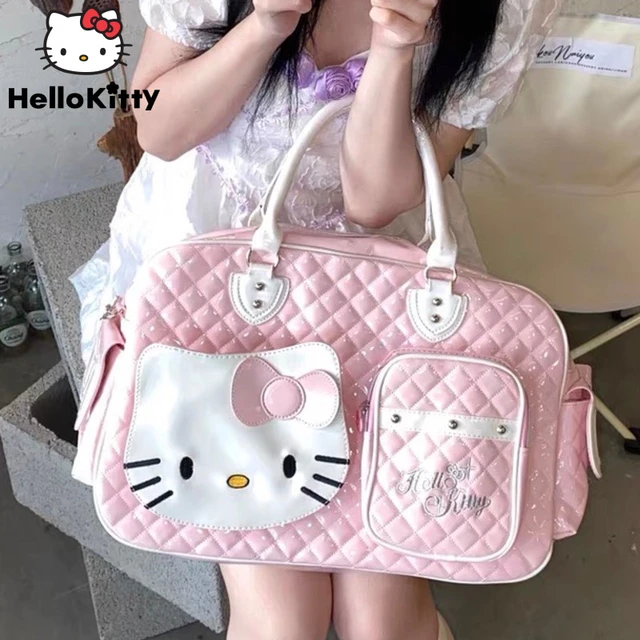 Sanrio Hello Kitty Oversize Teddy Messenger Bag School Shoulder/Diaper Bag