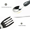 Tableware Cartoon Kids Spoon Fork Set Dessert Spoon for Children Fork Baby Gadgets Feed Kid Children's Cutlery for Kids Boxless 4