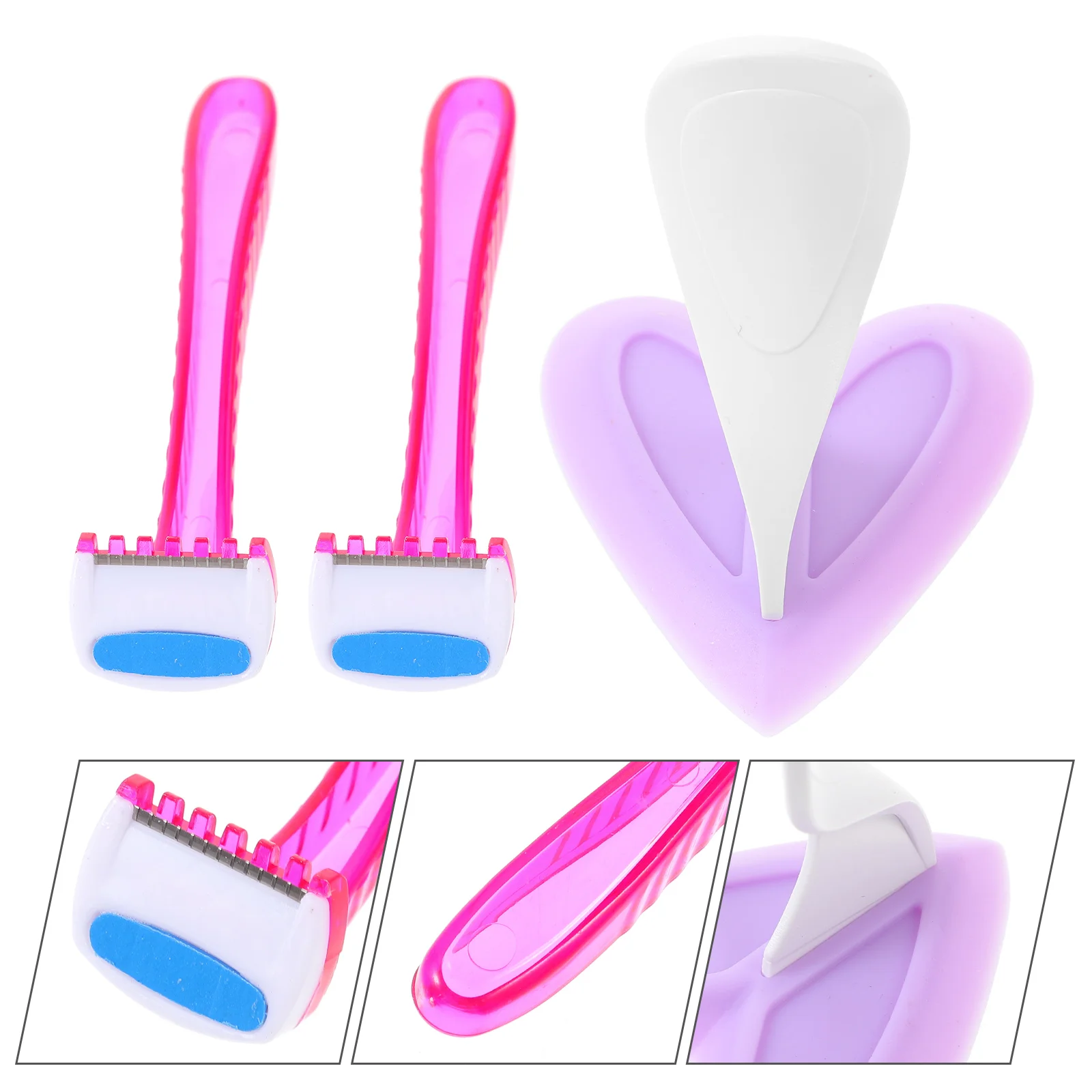 

3 Pcs Hair Razor Ladies Trimmer Women Privates Shaving Tools Bikini Clippers Shaver