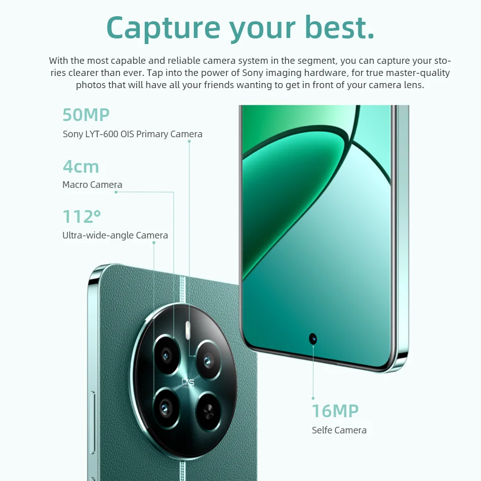 [World Premiere]realme 12 Plus 5G MediaTek Dimensity 7050 Smartphone 6.67\