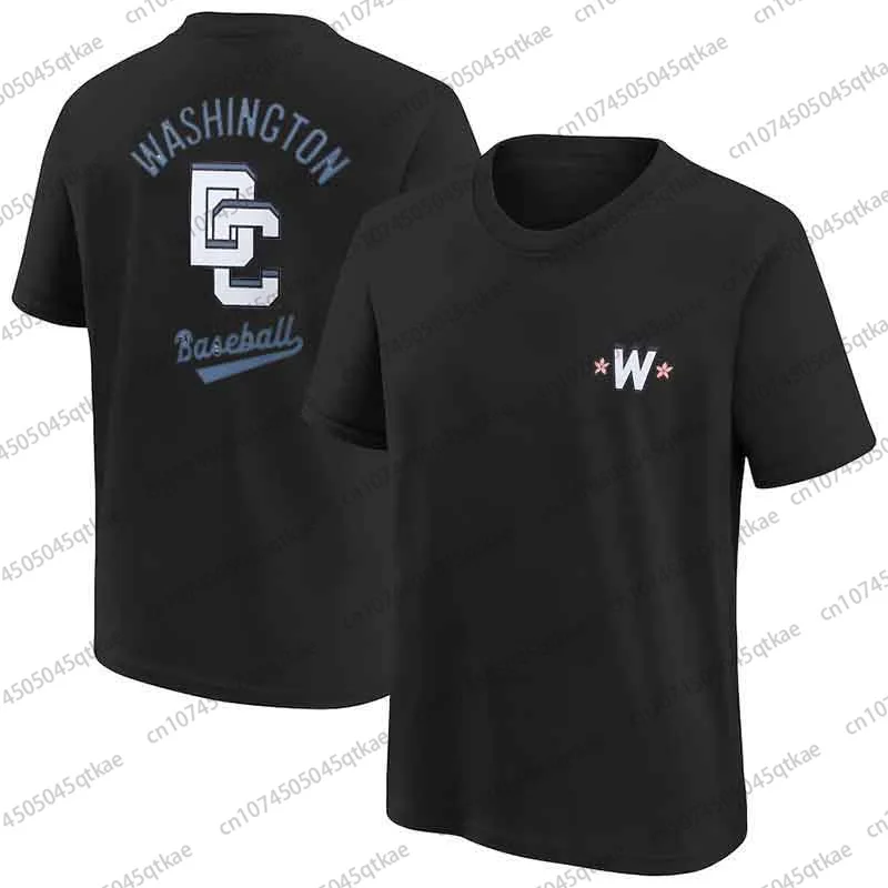 Washington Nationals City Men&rsquo;s Cotton Short sleeve Summer Breathable Casual Men Clothing Streetwear Sport Tshirt