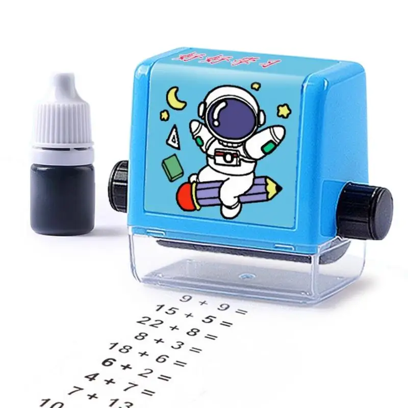 

Math Roller Stamp Educational Math Learning Toys With Refill Ink Within 100 Teaching Math Practice Questions For Preschool