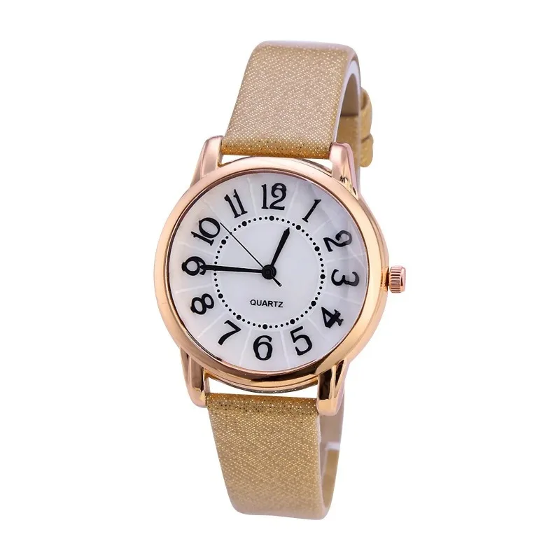 Fashion Leather Strap Women's Casual Quartz Watch Student Simple Analog Quartz Wristwatch Female Luxury Watches San Martin Store