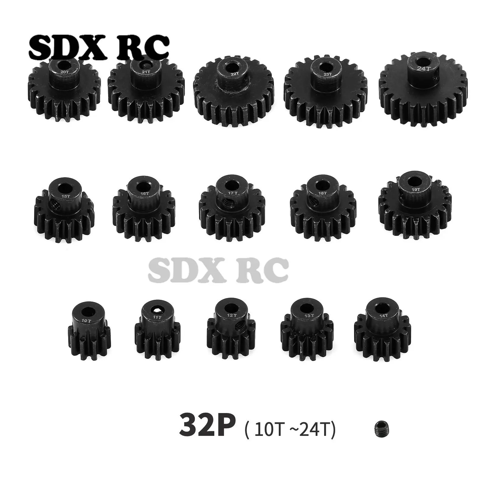 Integy Modèle RC C29168 Pignon Usiné Mod 1 19T Alésage 5 Mm