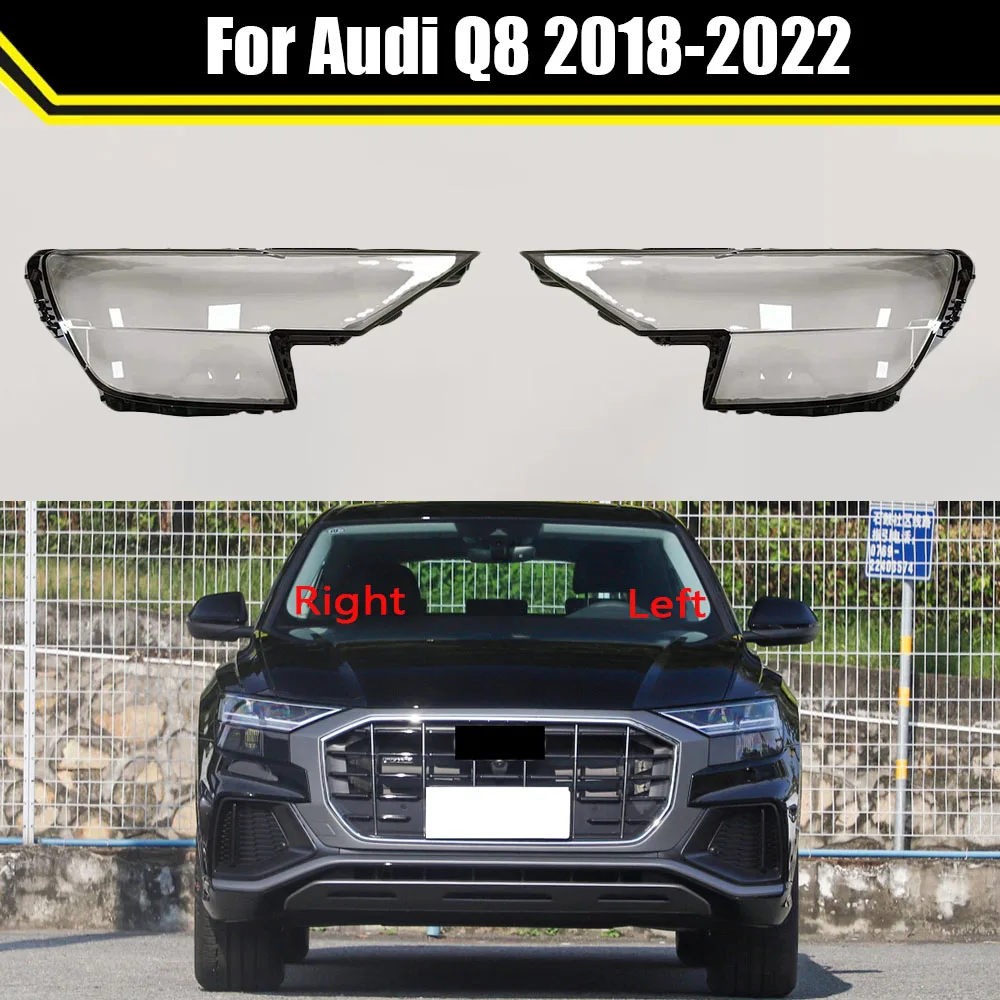 車のヘッドライトカバーアウディQ8 2018 2019 2020 2021 2022ヘッドランプシェードlampcoverヘッドランプカバーガラスレンズシェル  AliExpress