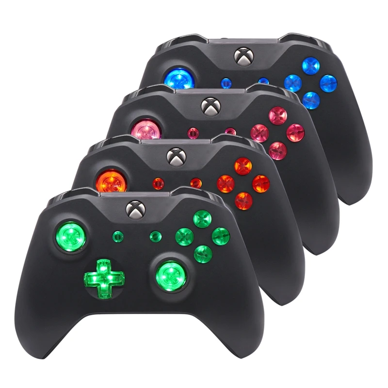 Multi Colors Luminated D pad Thumbsticks Face Buttons LED Kit for Xbox