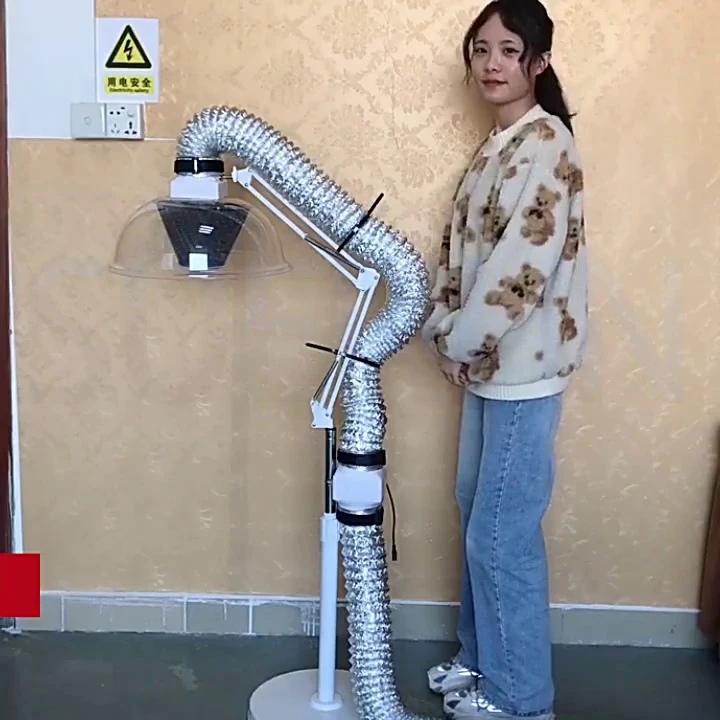 Household Smoke Exhaust Machine Barbecue Hood Kitchen Exhaust Smoke Machine Hot Pot Air Cappa Aspiratirce Extractor 5