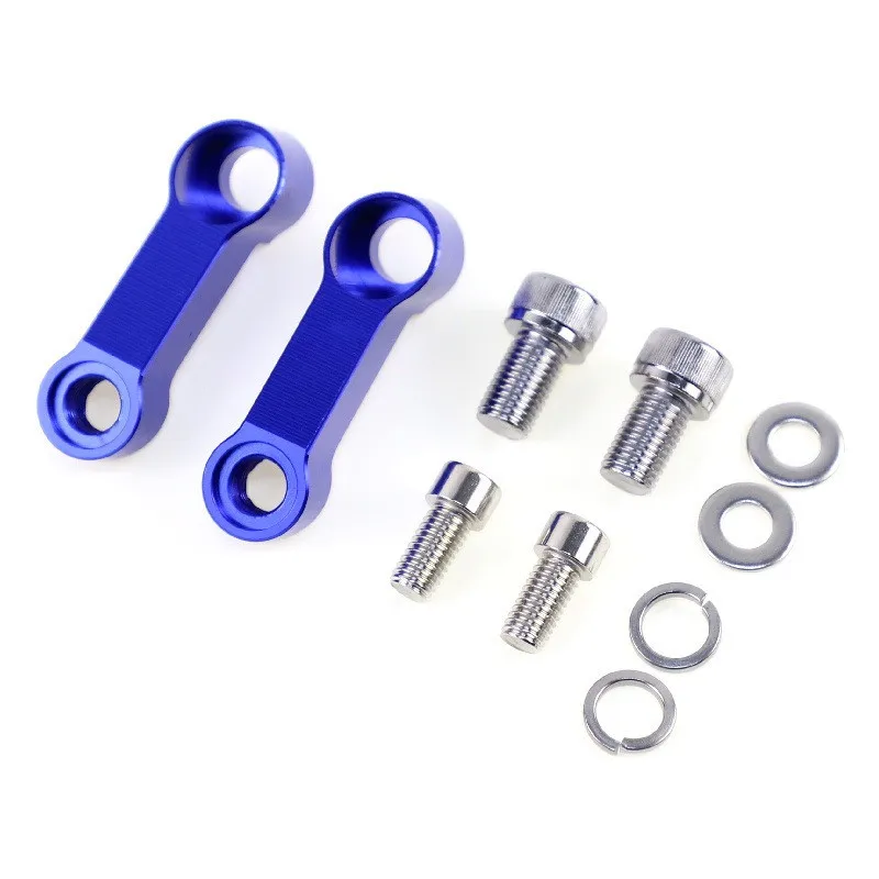Motorcycle Rearview Mirror Extension Mount Bracket Holder Universal 8/10mm Motorbike Riser Mount Bracket Moto Extension motorcycle handle bar mirror