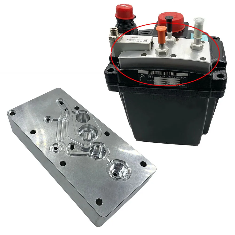 Emitec 4931694 5273337 5273338 도저 펌프, 상부 알루미늄 플레이트, 요소 펌프