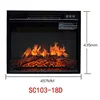 220V Home Electric Fireplace Decoration  Simulation Flame Heating Electric Fireplace 3d Flame Fake  Heater 2