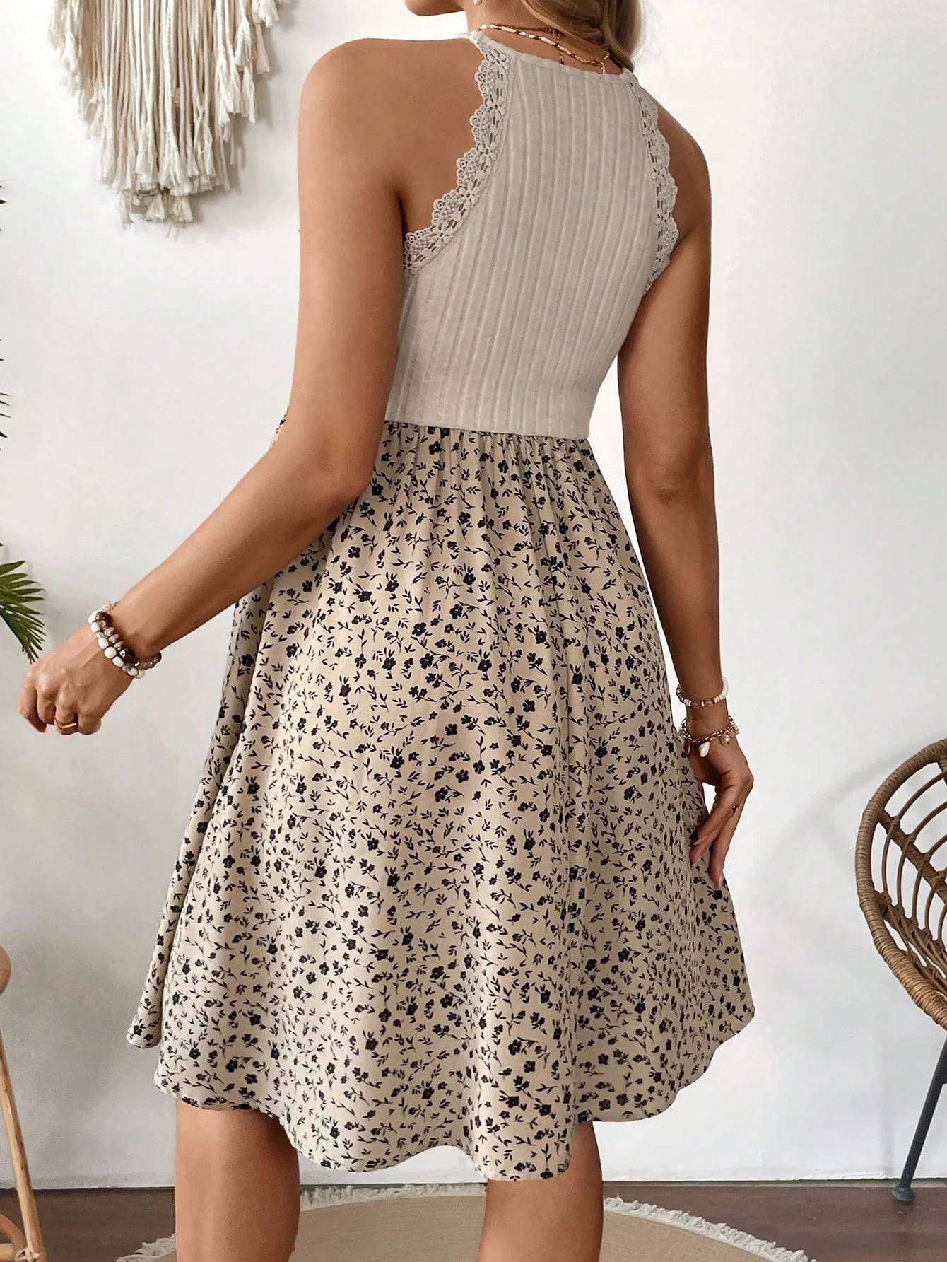 2025 summer elegant lace patchwork Bohemian maternity dress 4 S216051b03c6046fa942a419f0b3986bbN