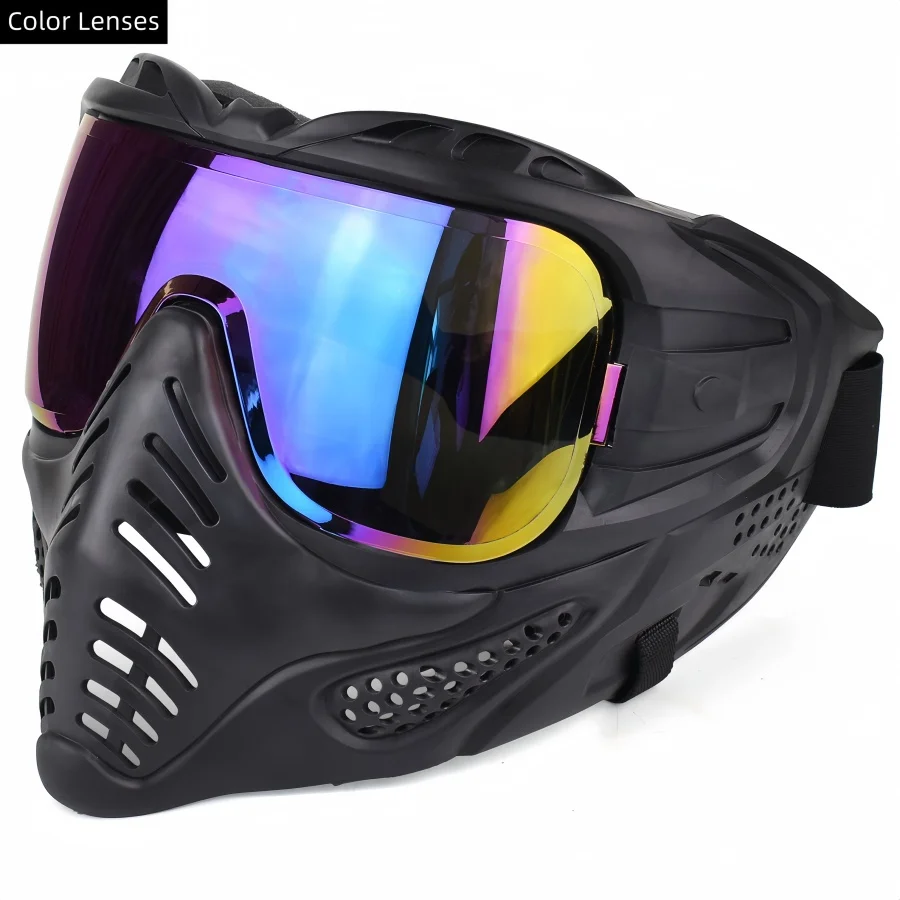 Windproof Full Face Mask with Goggles for Outdoor Sports and Tactical Activities