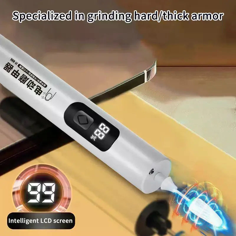 무선 전동 네일 폴리셔 각질 제거기 네일 드릴 35000RPM 매니큐어 커터 네일 리페어 페디큐어 밀링 커터 폴리셔