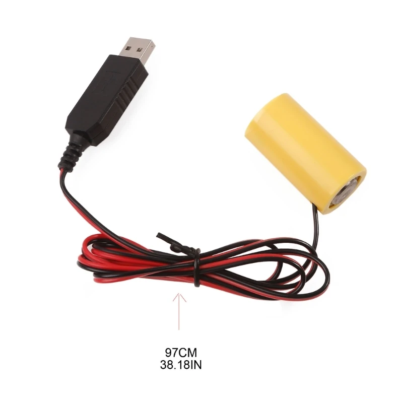 Universal 3V C Size Eliminators Power Supply Cable with Type C Adapter images - 6