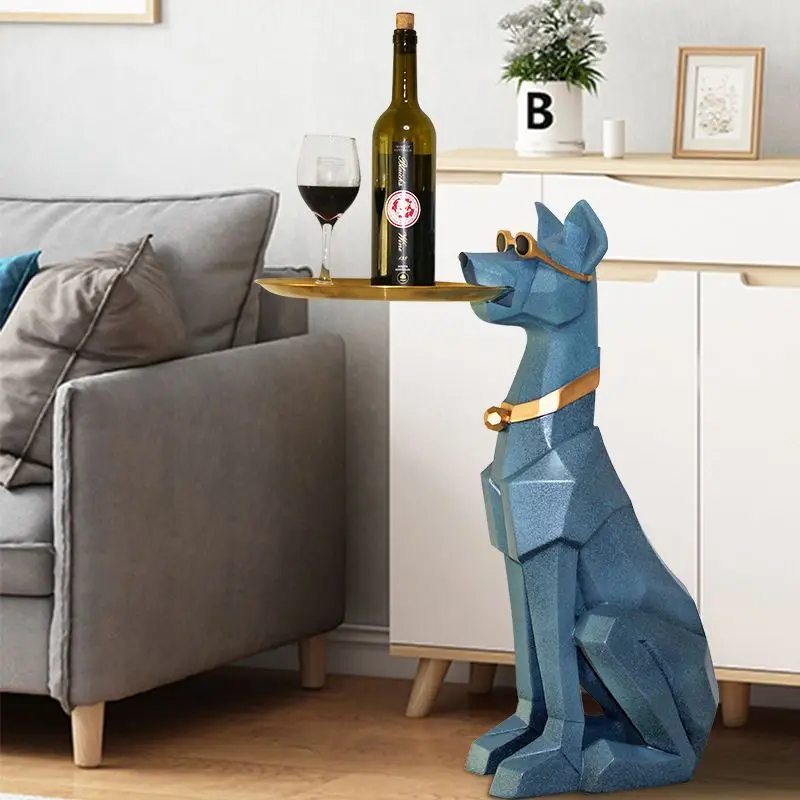 

Living Room Large Floor-standing Ornaments Modern Simple Creative Dog Ornaments Living Room Decorations