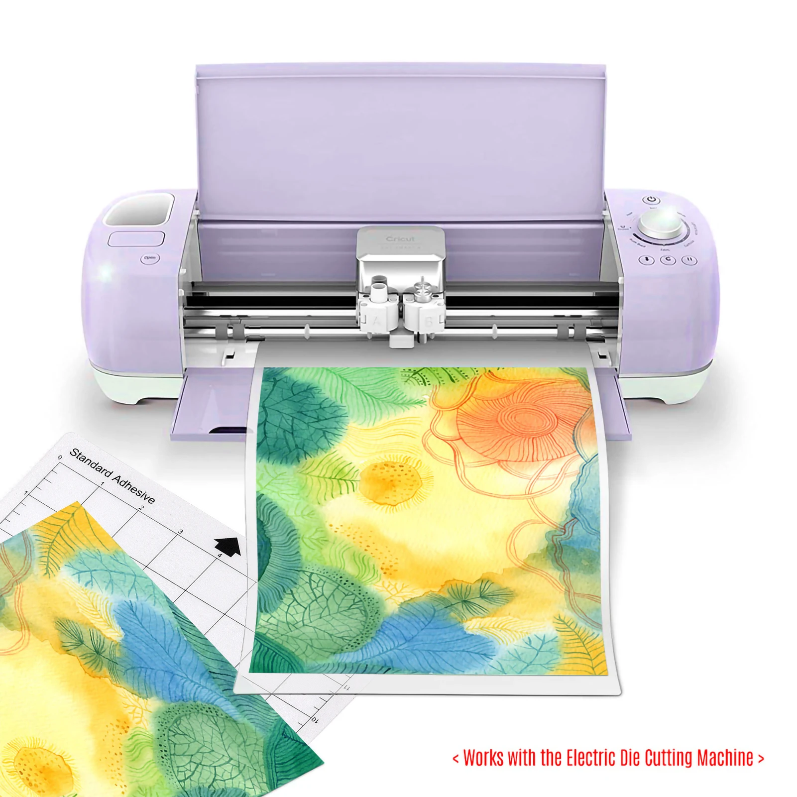 Cutting Mat 3PCS Replacement Transparent Adhesive Cricut Mat with Measuring Grid 8 by 12-Inch For Silhouette Cameo Cricut