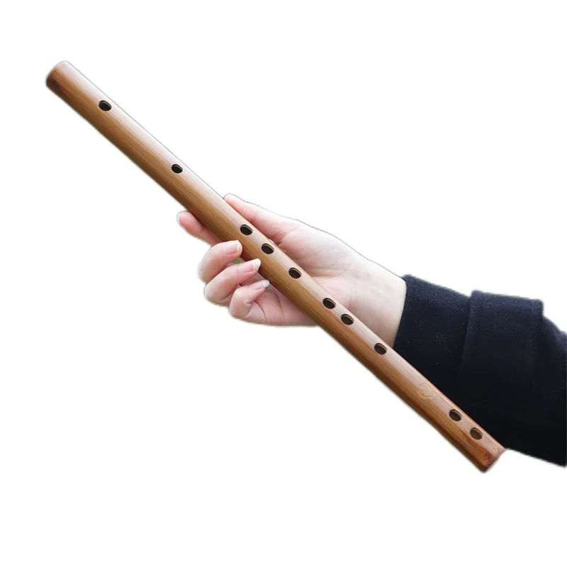 Bamboo Flute Piccolo Chinese Dizi Transversal Woodwind Musical Instrument C D E F G Tone With Storage Bag For Beginner Kids Gift