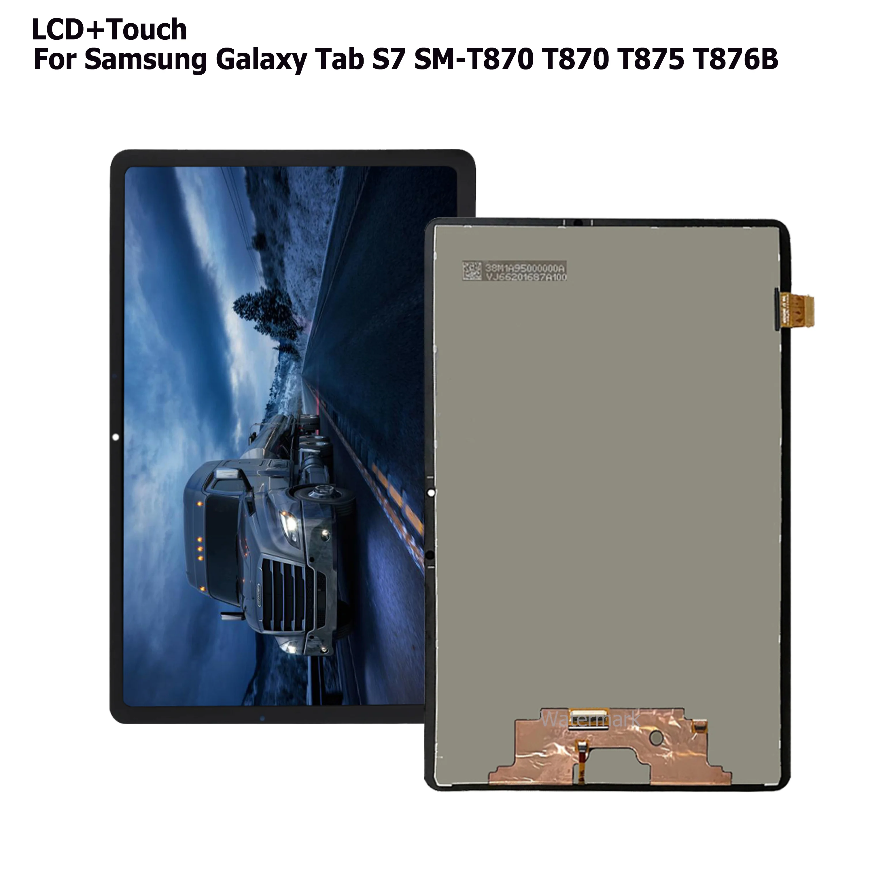하이 퀄리티 LCD 디스플레이 터치 스크린 디지타이저 패널 센서 어셈블리, 삼성 갤럭시 탭 S7 SM-T870 T875 T876B 11.0 인치